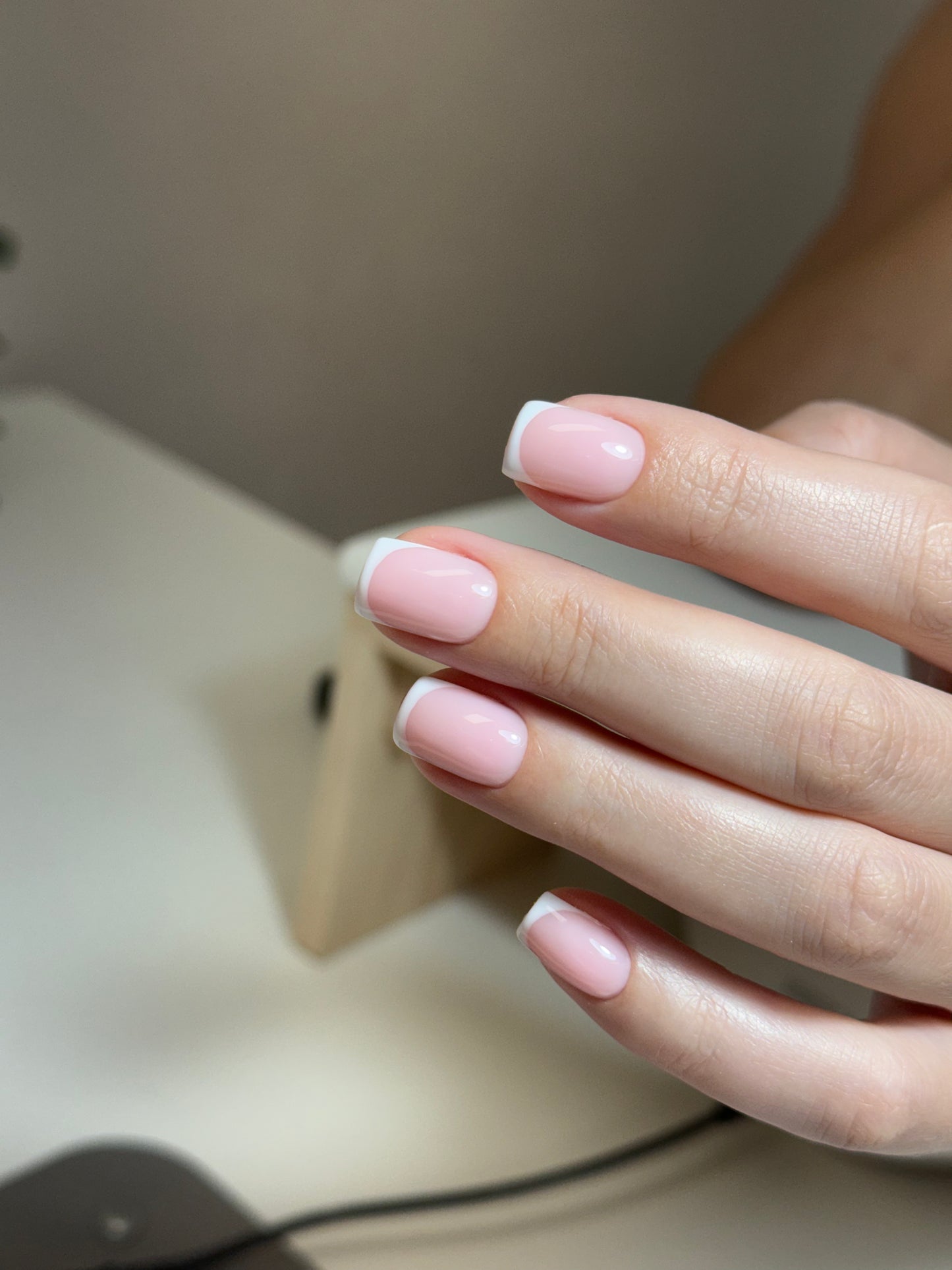 E-file manicure & Gel application "under the cuticle"