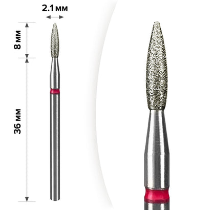 mART diamond drill bit flame red 2.1*8