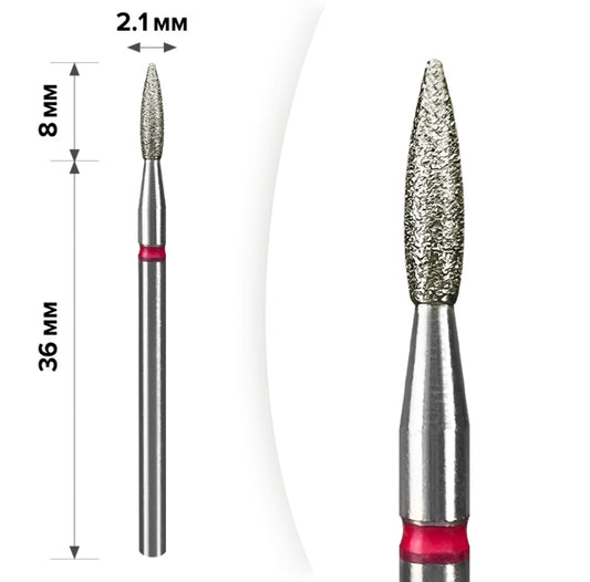 mART diamond drill bit flame red 2.1*8