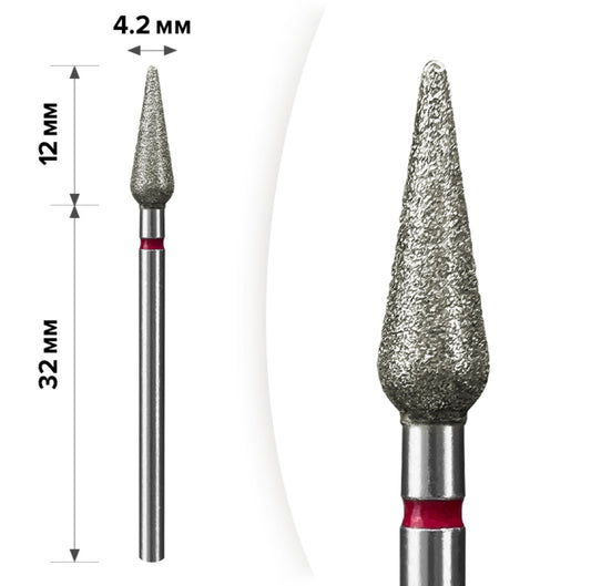 mART diamond drill bit corn red 4.2*12